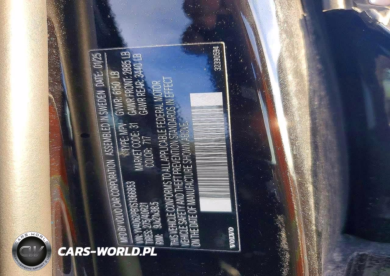 2025 Volvo Xc90 Plus VIN:YV4062PB1S1366853 - 13