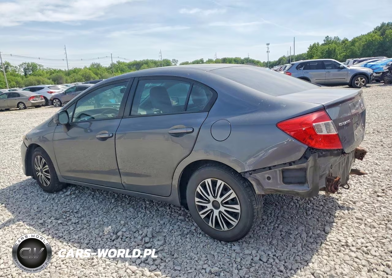 2012 Honda Civic Lx VIN:2HGFB2F56CH316524 - 2