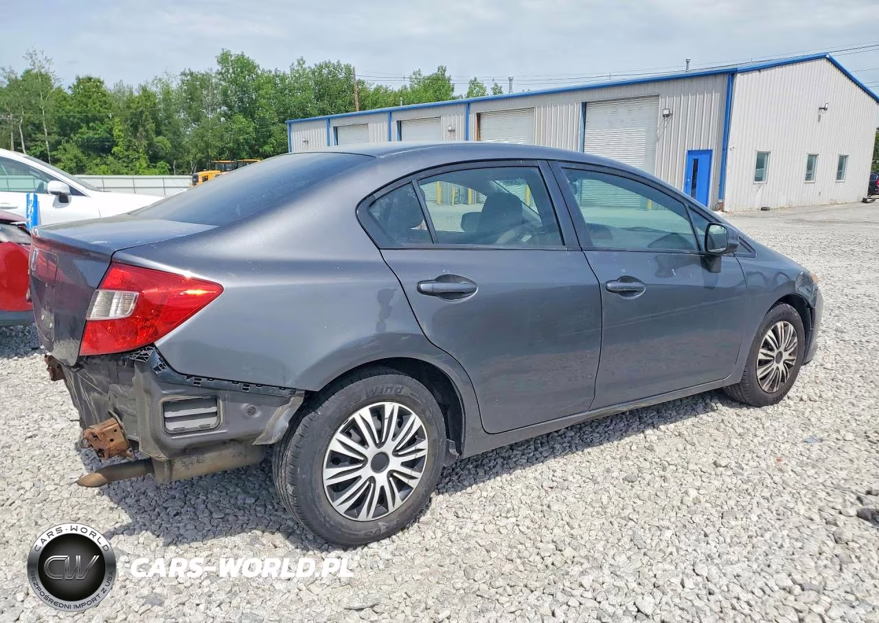 2012 Honda Civic Lx VIN:2HGFB2F56CH316524 - 3