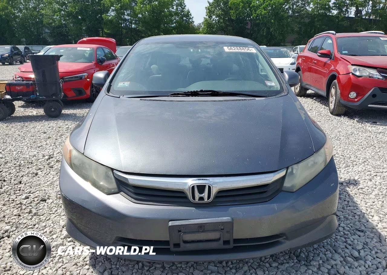 2012 Honda Civic Lx VIN:2HGFB2F56CH316524 - 5