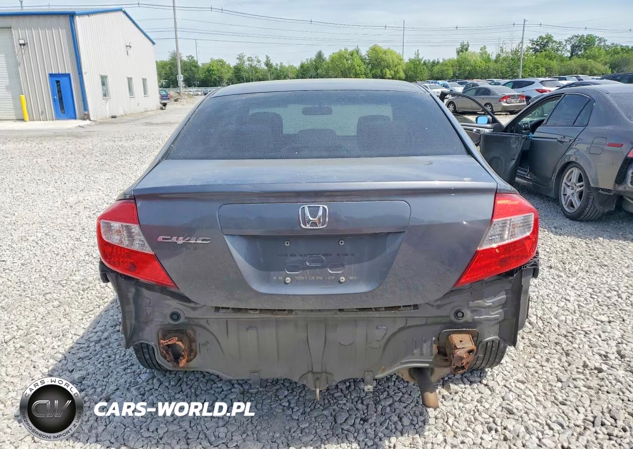 2012 Honda Civic Lx VIN:2HGFB2F56CH316524 - 6