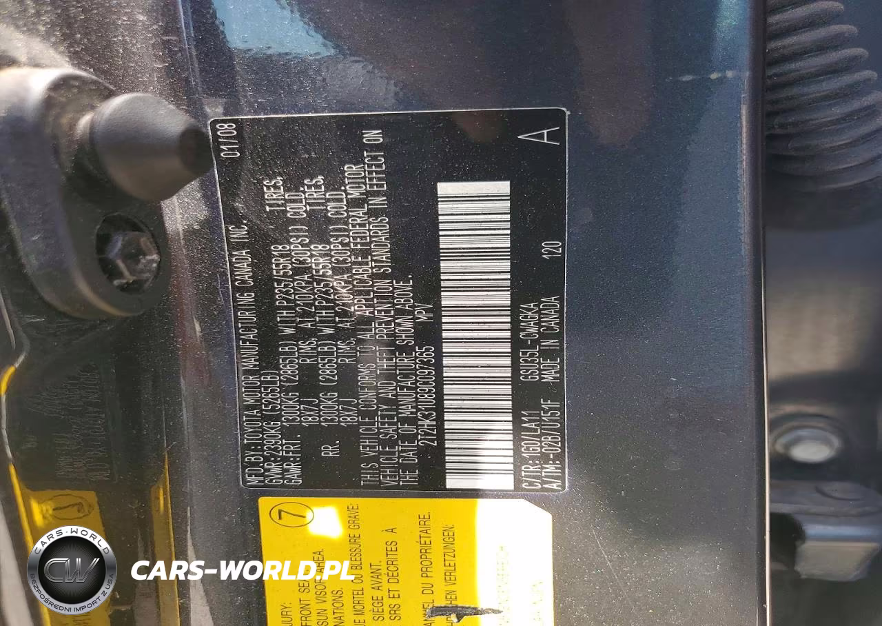 2009 Lexus Rx 350 VIN:2T2HK31U89C097365 - 13