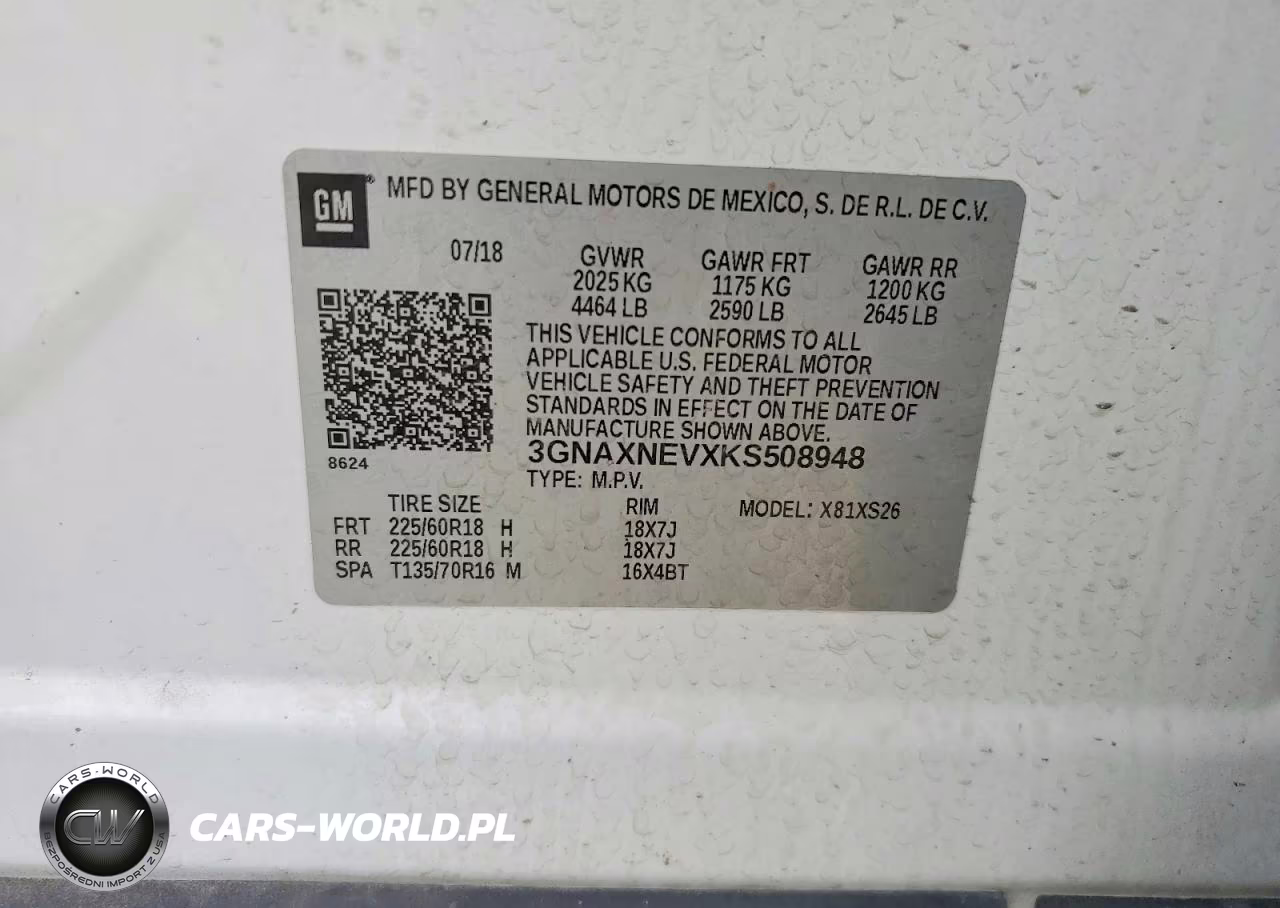 2019 Chevrolet Equinox Premier VIN:3GNAXNEVXKS508948 - 13