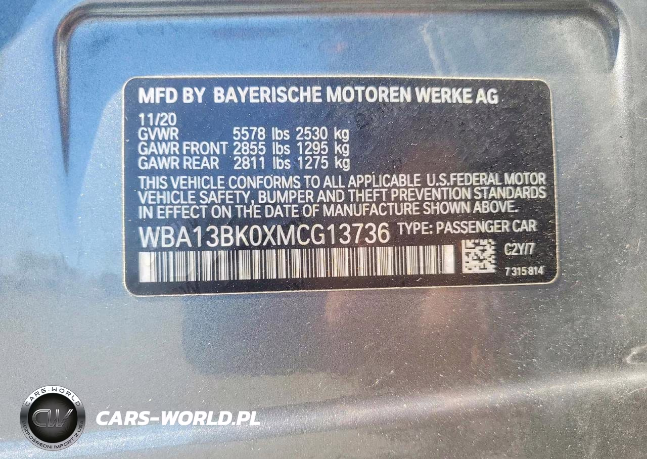 2021 BMW M550Xi VIN:WBA13BK0XMCG13736 - 12