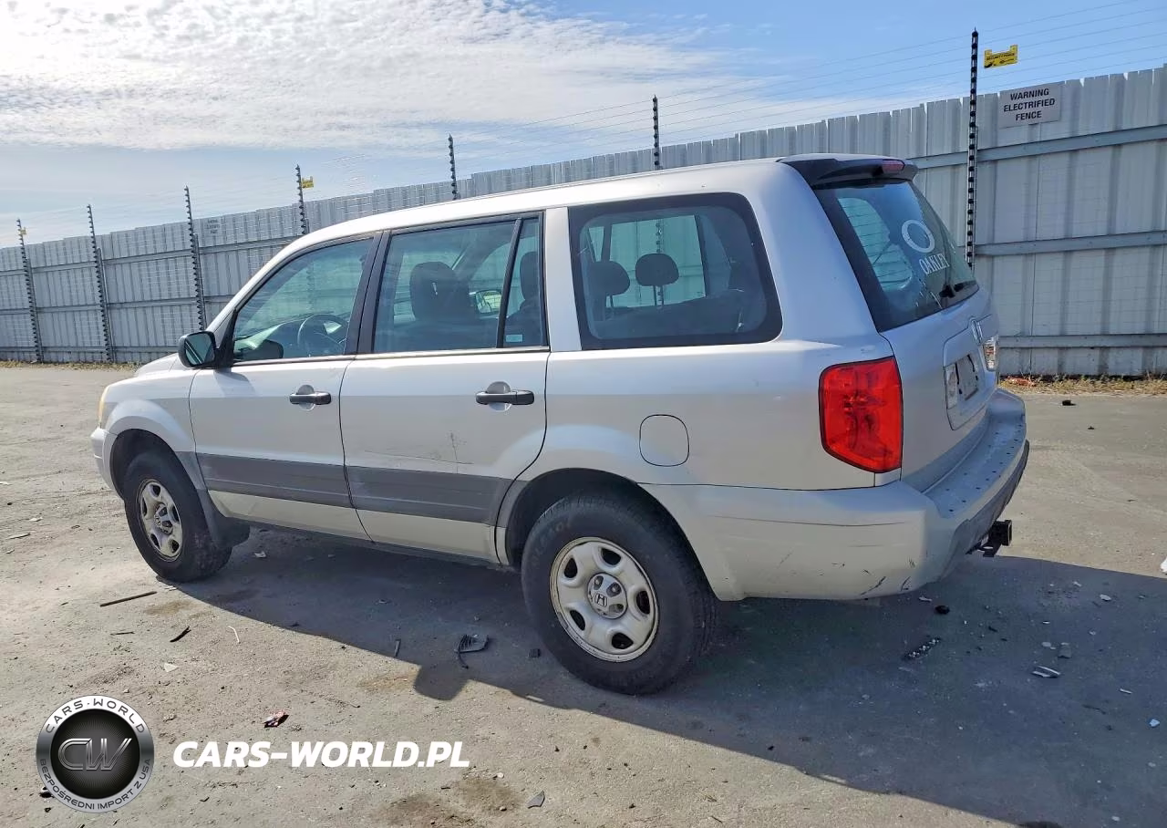 2005 Honda Pilot Lx VIN:2HKYF18155H525375 - 2