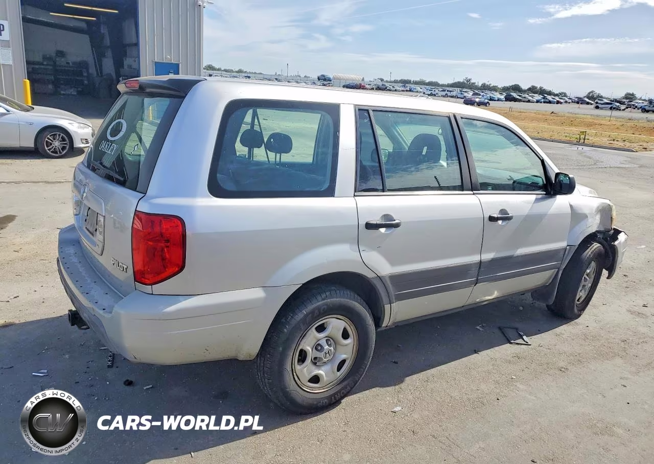 2005 Honda Pilot Lx VIN:2HKYF18155H525375 - 3