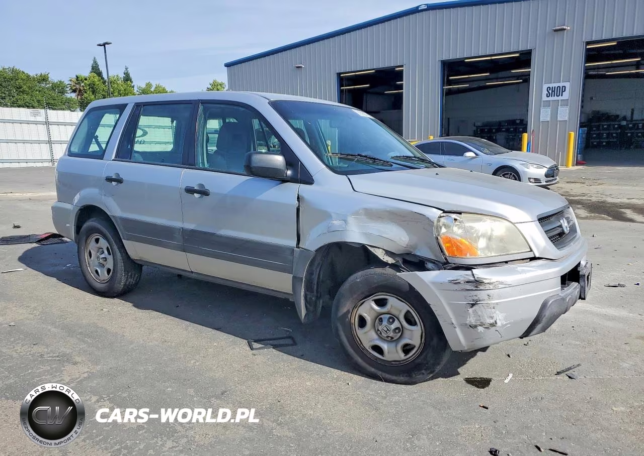 2005 Honda Pilot Lx VIN:2HKYF18155H525375 - 4