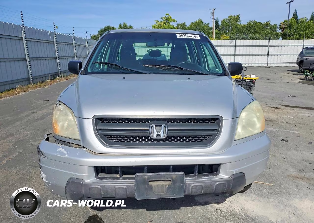 2005 Honda Pilot Lx VIN:2HKYF18155H525375 - 5