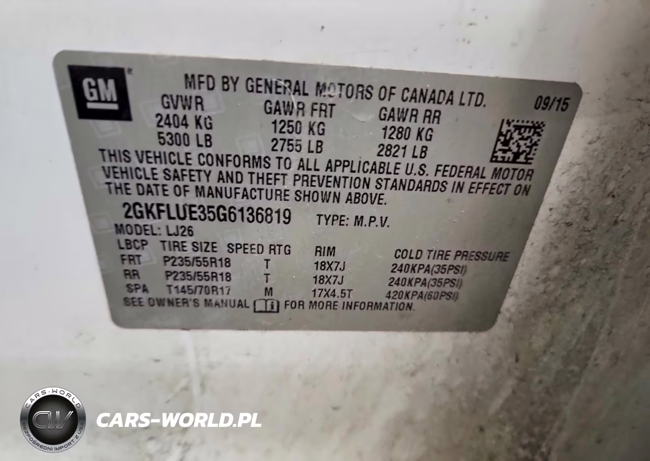 2016 GMC Terrain Slt VIN:2GKFLUE35G6136819 - 13