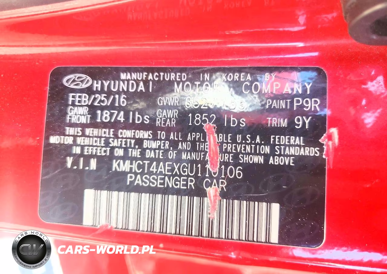2016 Hyundai Accent Se VIN:KMHCT4AEXGU110106 - 12
