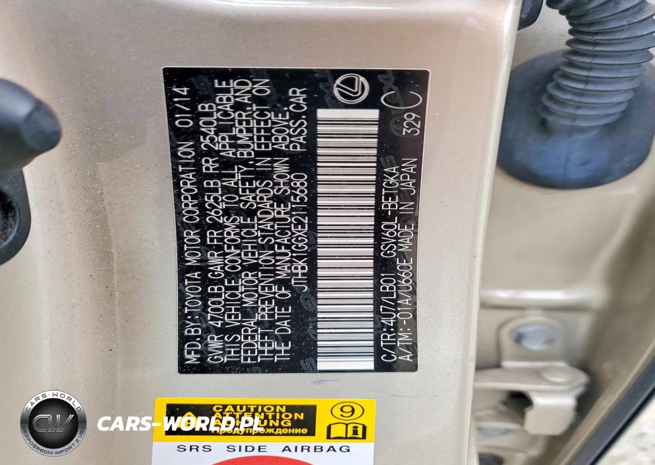 2014 Lexus Es 350 VIN:JTHBK1GGXE2115680 - 12