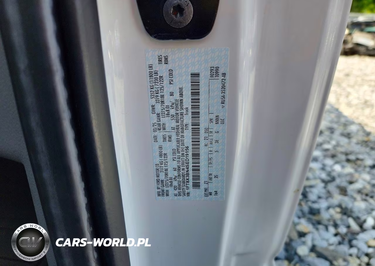 2025 Ford F350 Super Duty VIN:1FT8X3BN4SED19156 - 12