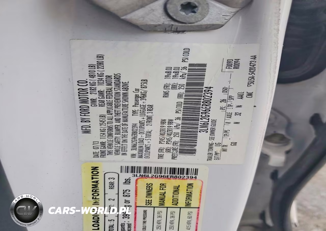 2014 Lincoln Mkz VIN:3LN6L2G96ER802394 - 12