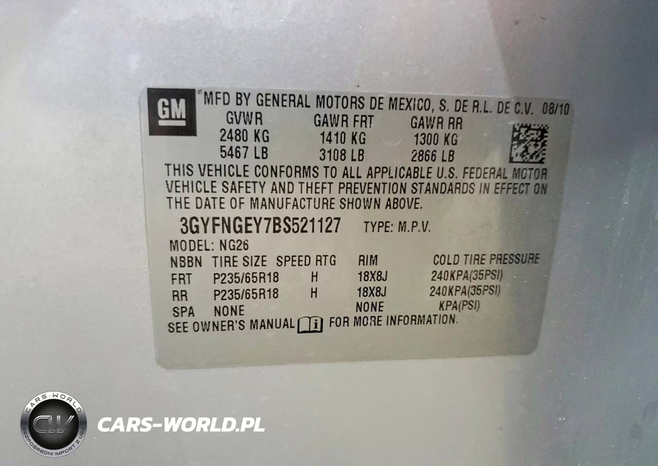 2011 Cadillac Srx VIN:3GYFNGEY7BS521127 - 13