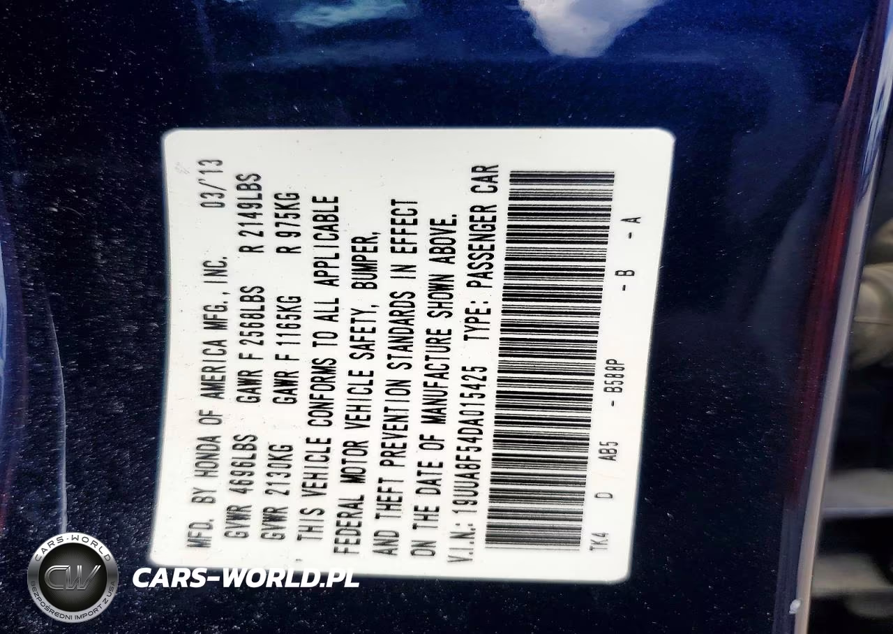 2013 Acura Tl Tech VIN:19UUA8F54DA015425 - 12