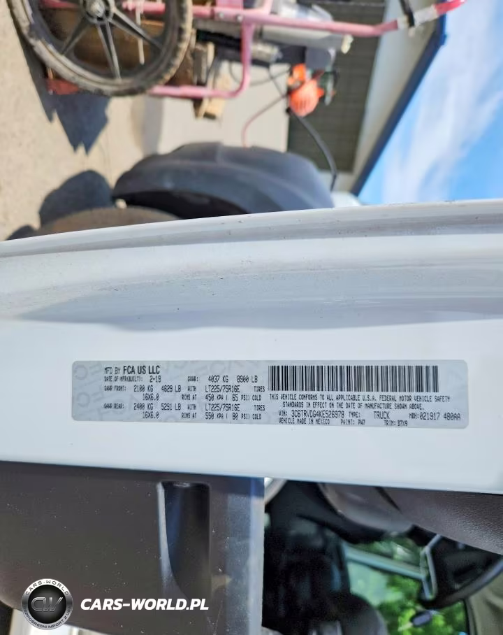 2019 Ram Promaster 2500 2500 High VIN:3C6TRVDG4KE526978 - 13