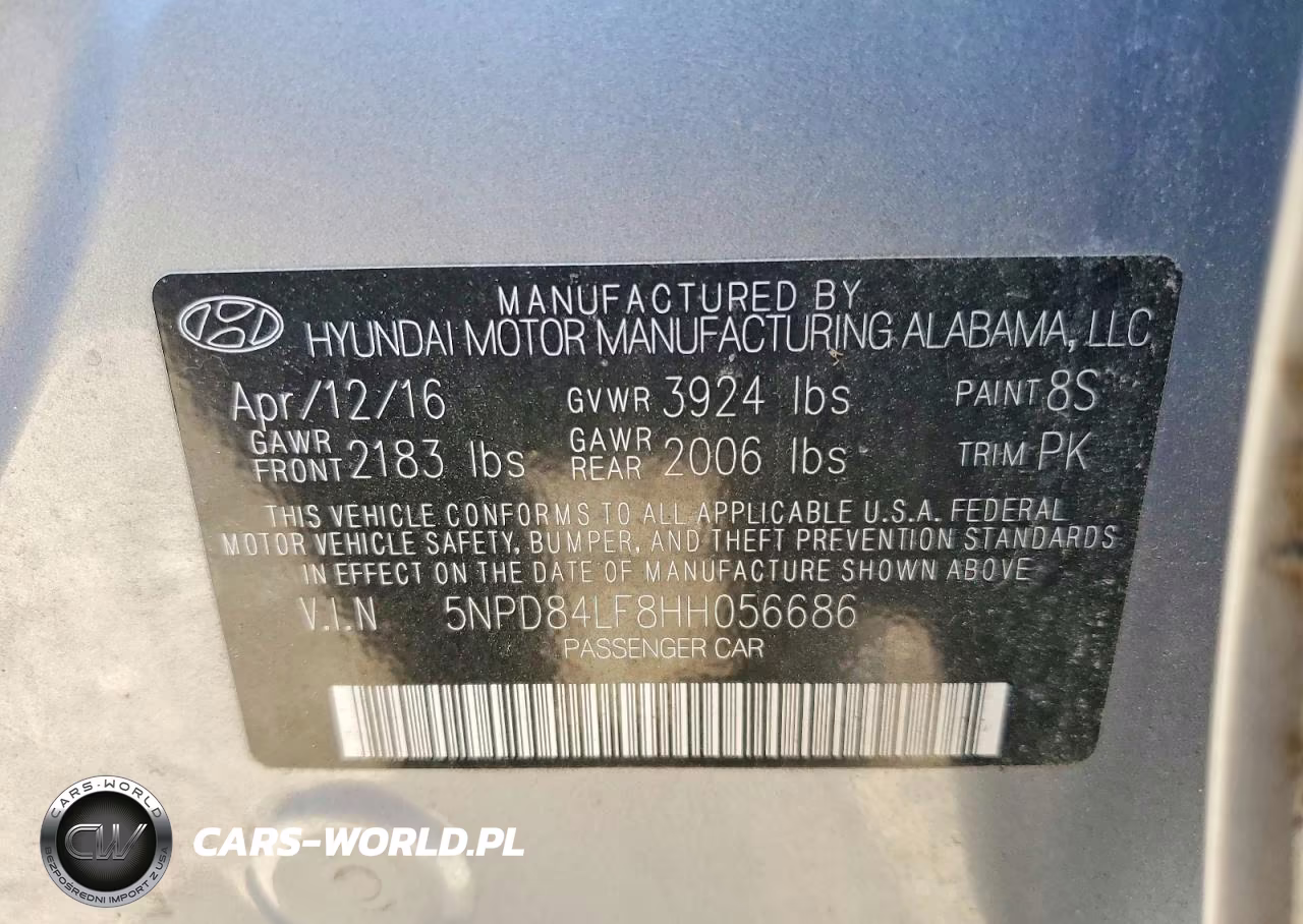 2017 Hyundai Elantra Se VIN:5NPD84LF8HH056686 - 12