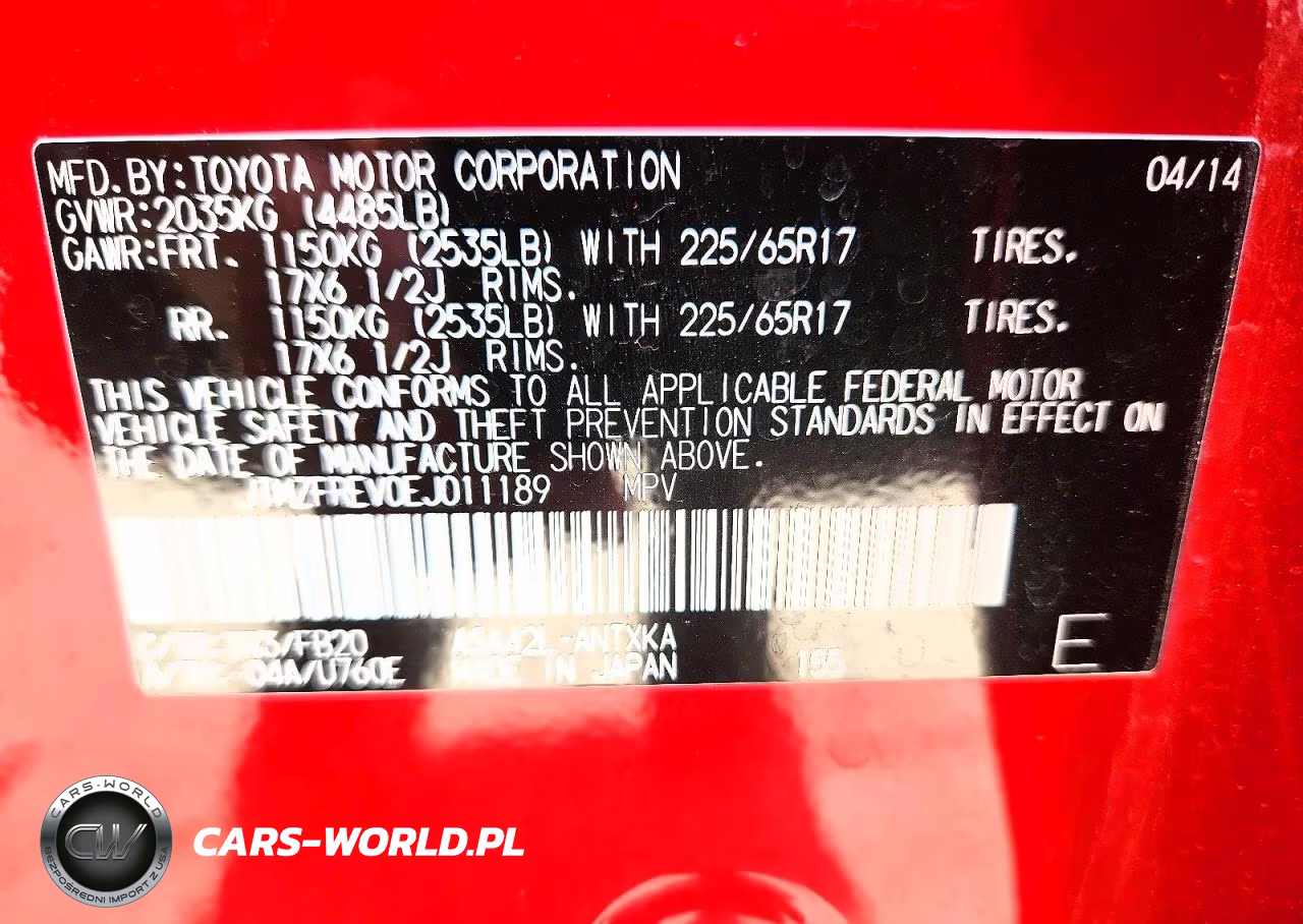 2014 Toyota Rav4 Le VIN:JTMZFREV0EJ011189 - 13
