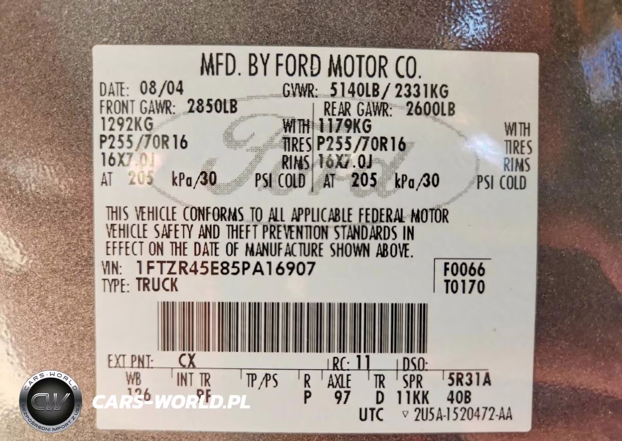 2005 Ford Ranger Super Cab VIN:1FTZR45E85PA16907 - 12