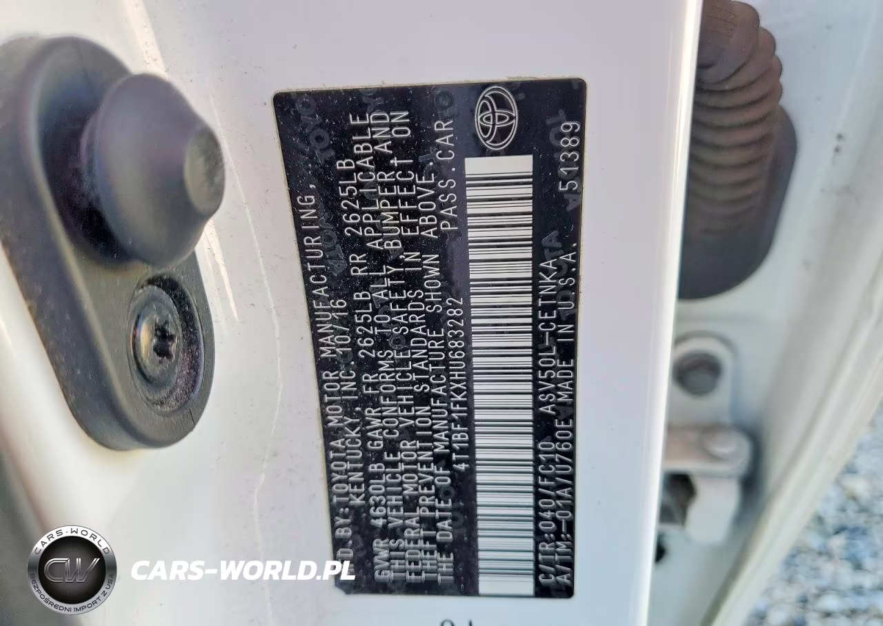 2017 Toyota Camry Le VIN:4T1BF1FKXHU683282 - 12