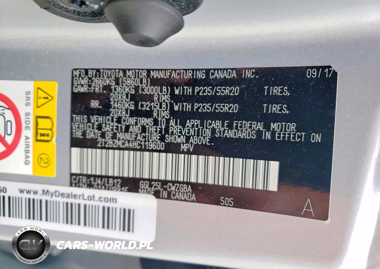 2017 Lexus Rx 350 Base VIN:2T2BZMCA4HC119600 - 12