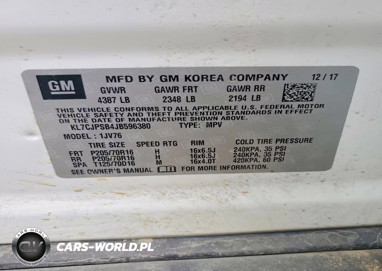 2018 Chevrolet Trax 1Lt VIN:KL7CJPSB4JB596380 - 13