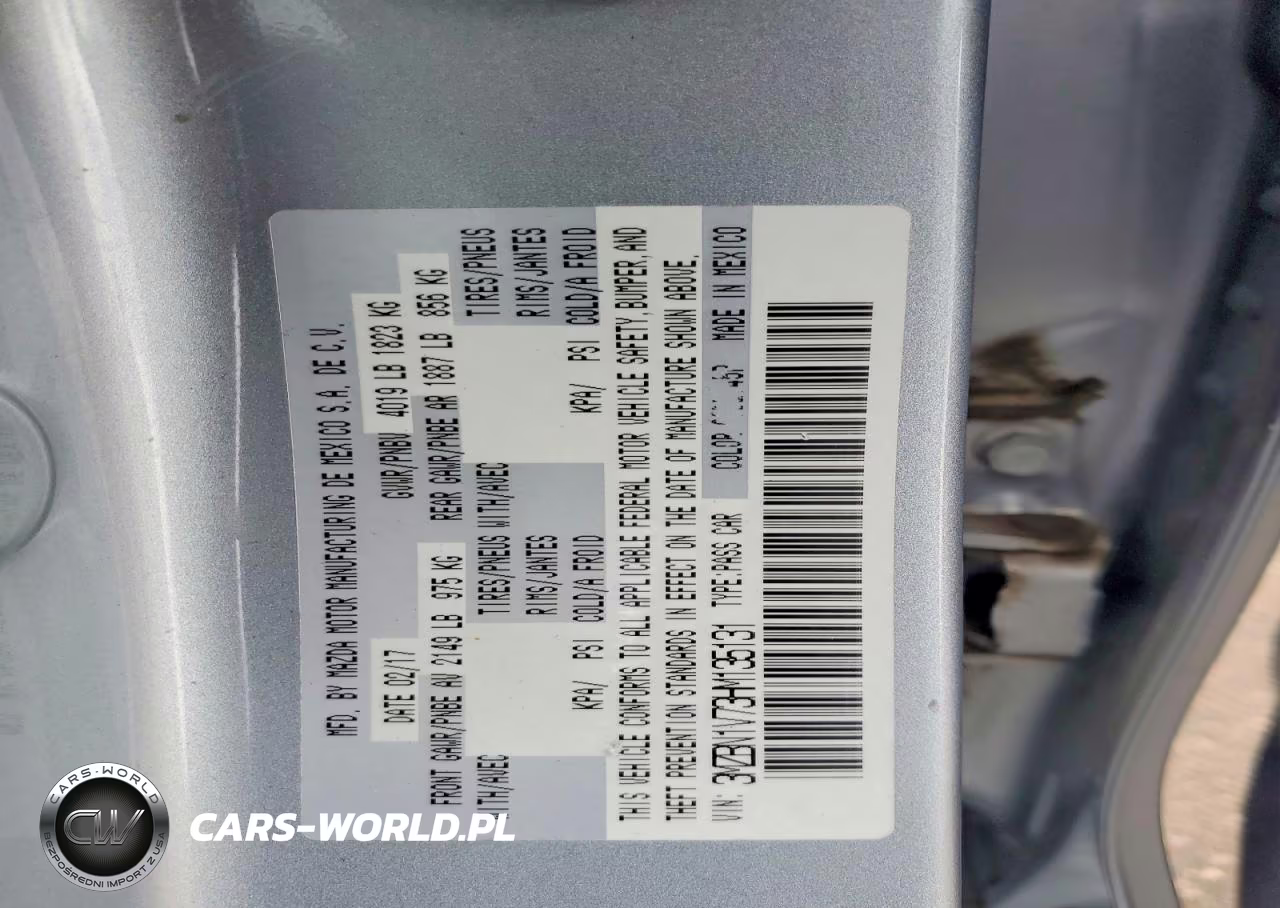 2017 Mazda 3 Touring VIN:3MZBN1V73HM135131 - 12
