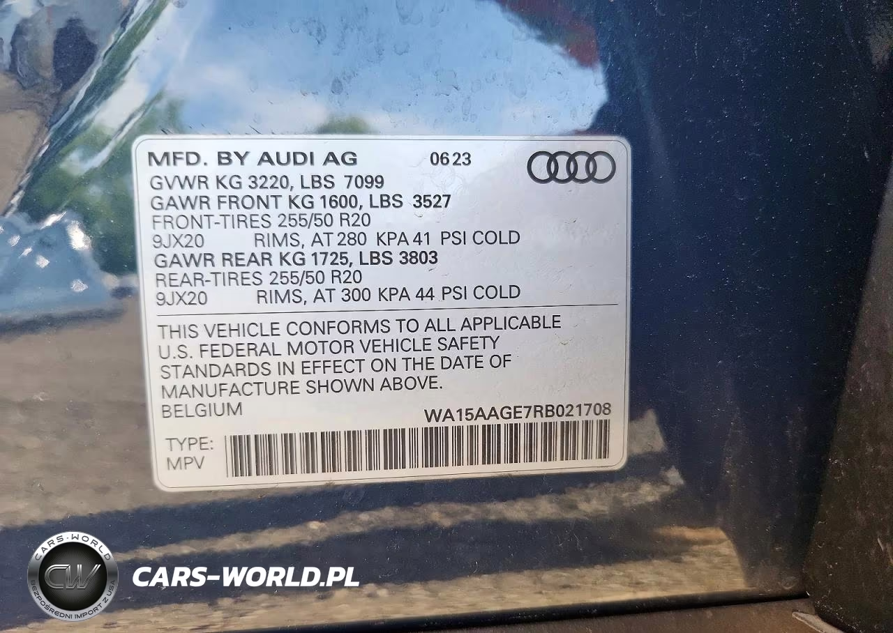 2024 Audi Q8 E-Tron Premium Plus VIN:WA15AAGE7RB021708 - 12