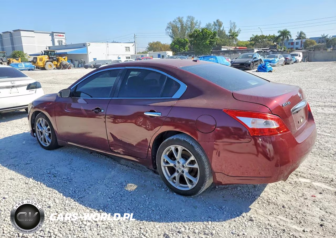 2010 Niss Maxima S VIN:1N4AA5AP6AC851557 - 2
