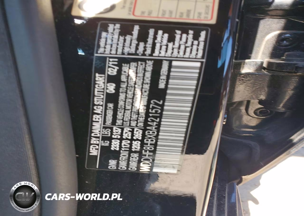 2011 Mercedes-Benz 350 VIN:WDDHF8HBXBA421572 - 12