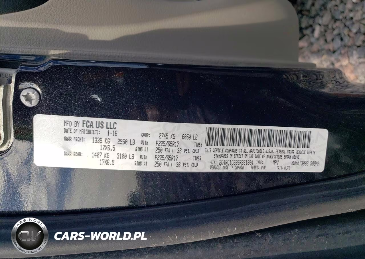 2016 Chrysler Town & Country Touring L VIN:2C4RC1CG9GR261804 - 13