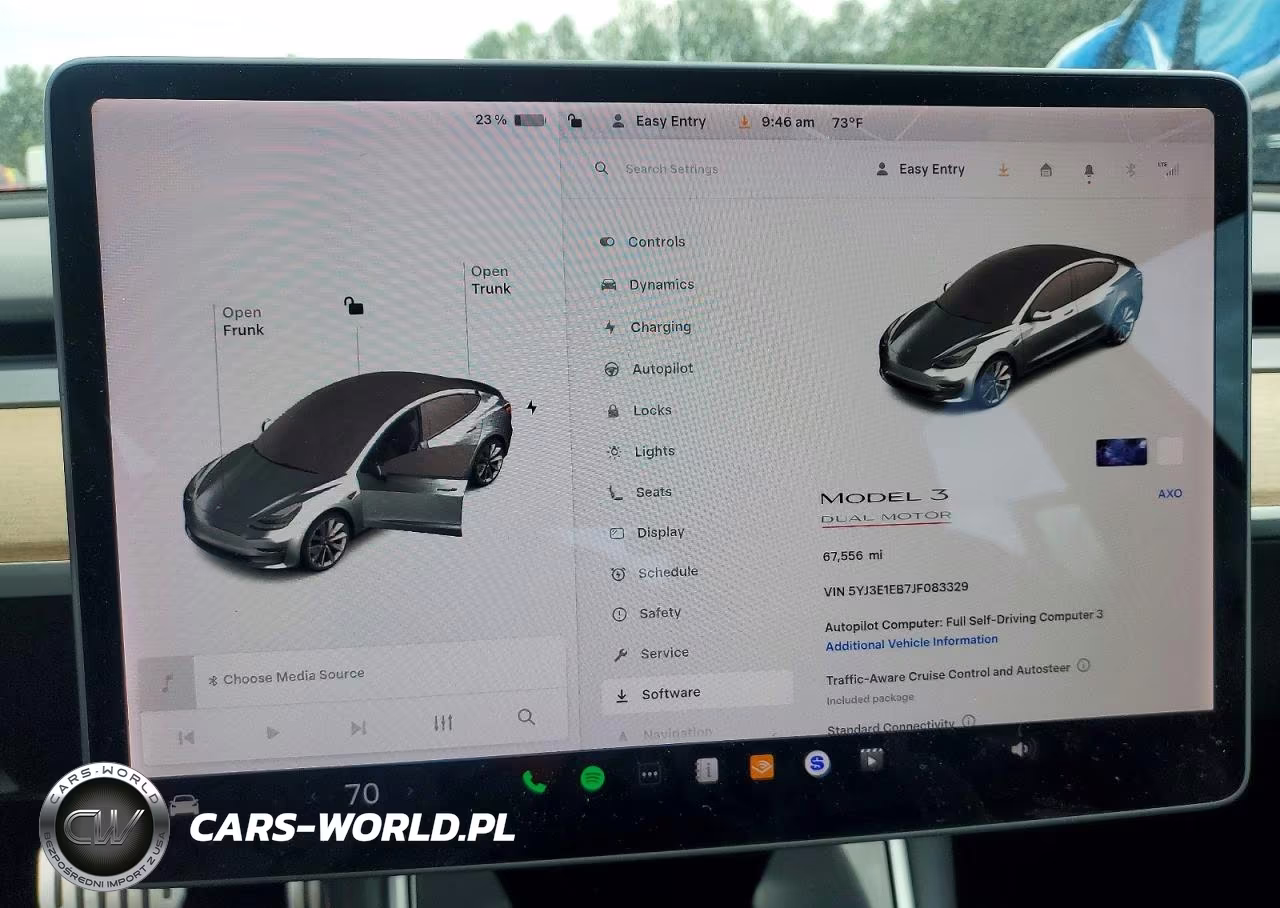 2018 Tesla Model 3 VIN:5YJ3E1EB7JF083329 - 9