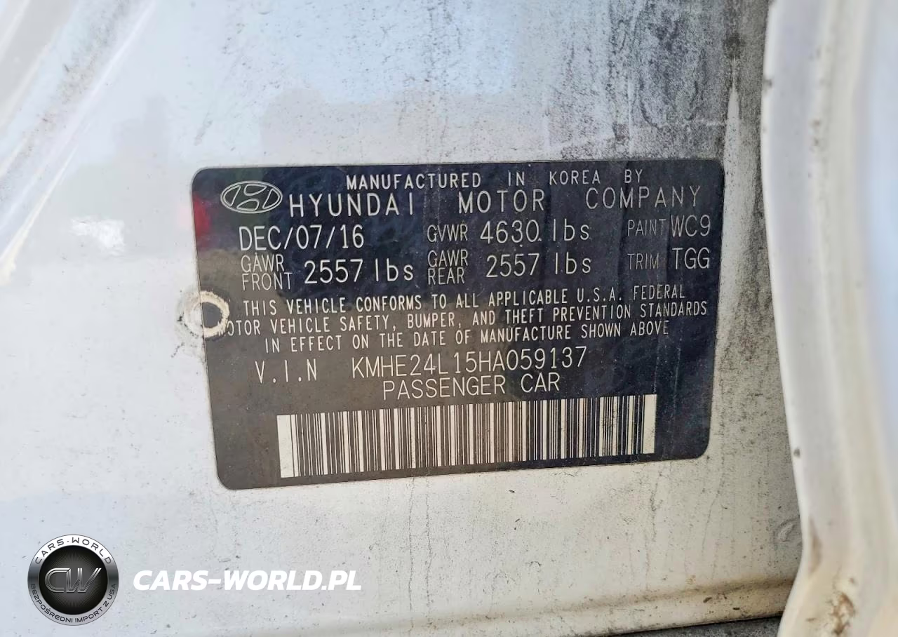 2017 Hyundai Sonata Hybrid Se VIN:KMHE24L15HA059137 - 12