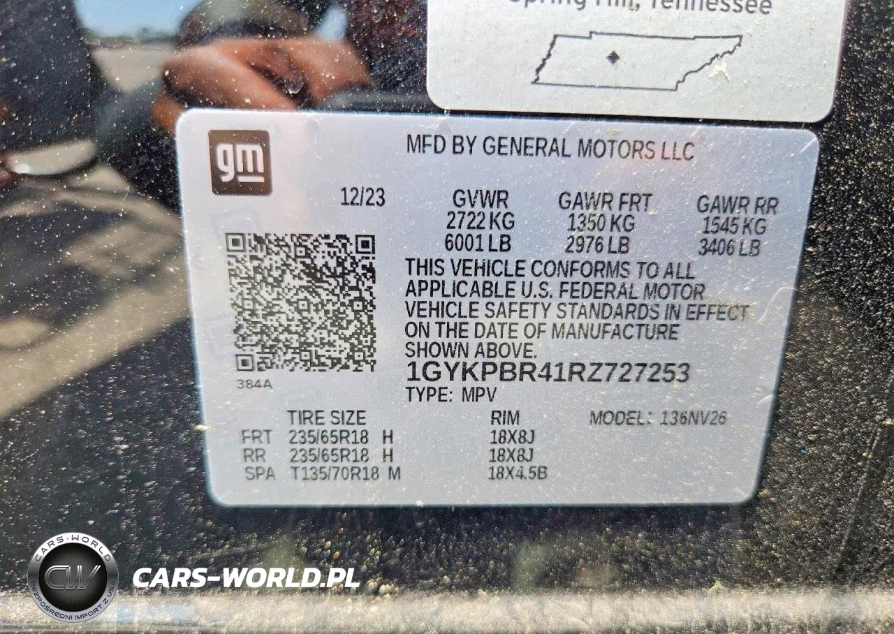 2024 Cadillac Xt6 Luxury VIN:1GYKPBR41RZ727253 - 13