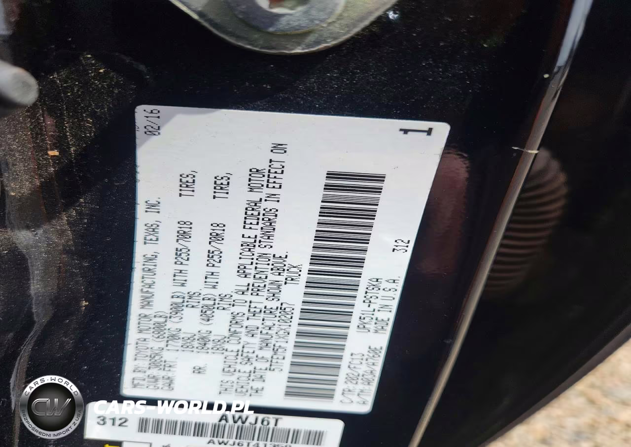 2016 Toyota Tundra Crewmax Sr5 VIN:5TFEM5F1XGX102057 - 12