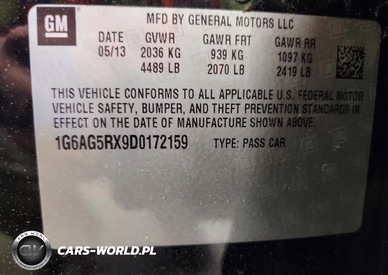 2013 Cadillac Ats VIN:1G6AG5RX9D0172159 - 12