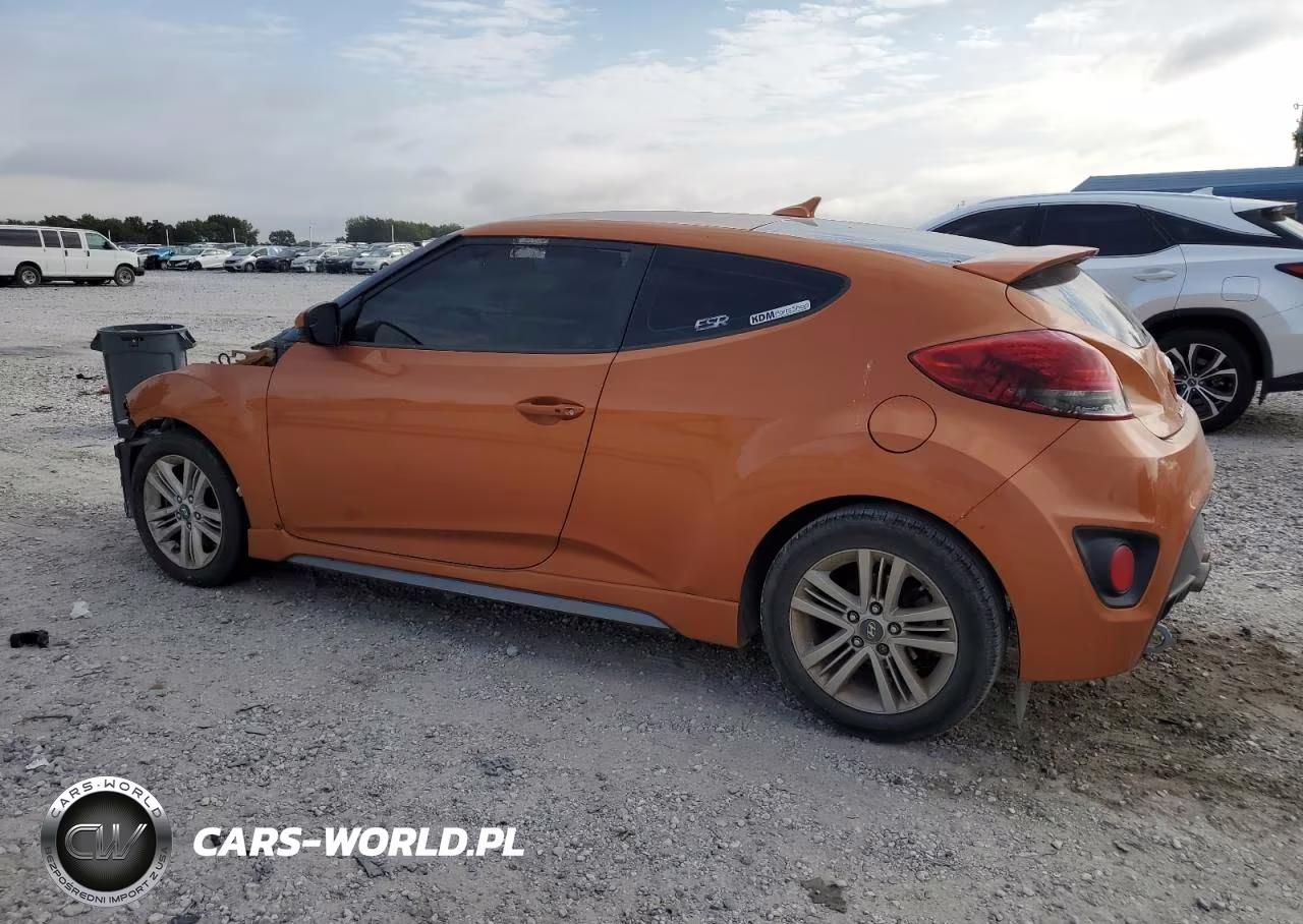2015 Hyundai Veloster Turbo VIN:KMHTC6AE7FU242184 - 2