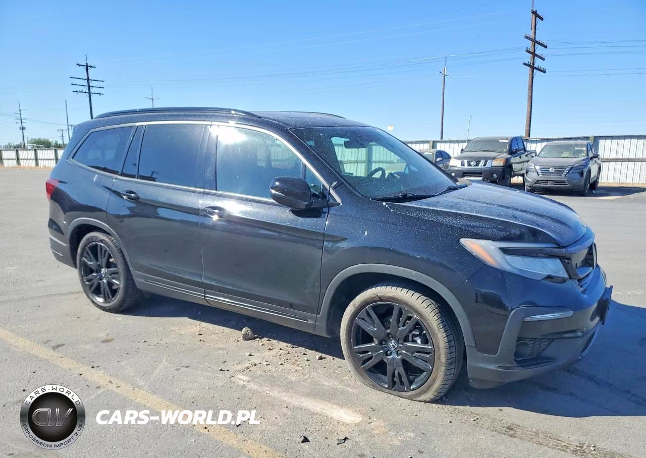 2022 Honda Pilot Black VIN:5FNYF6H77NB055107 - 4