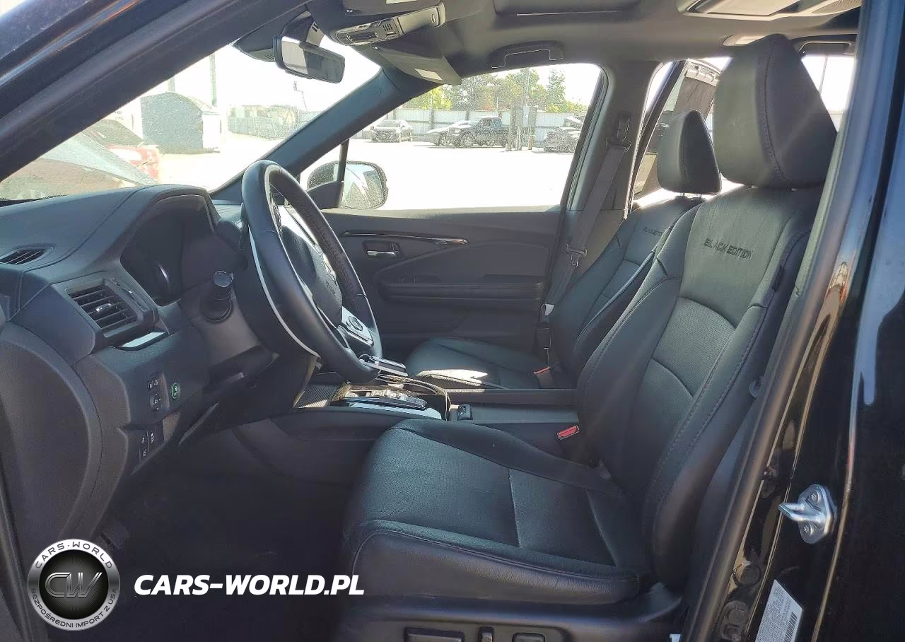 2022 Honda Pilot Black VIN:5FNYF6H77NB055107 - 7