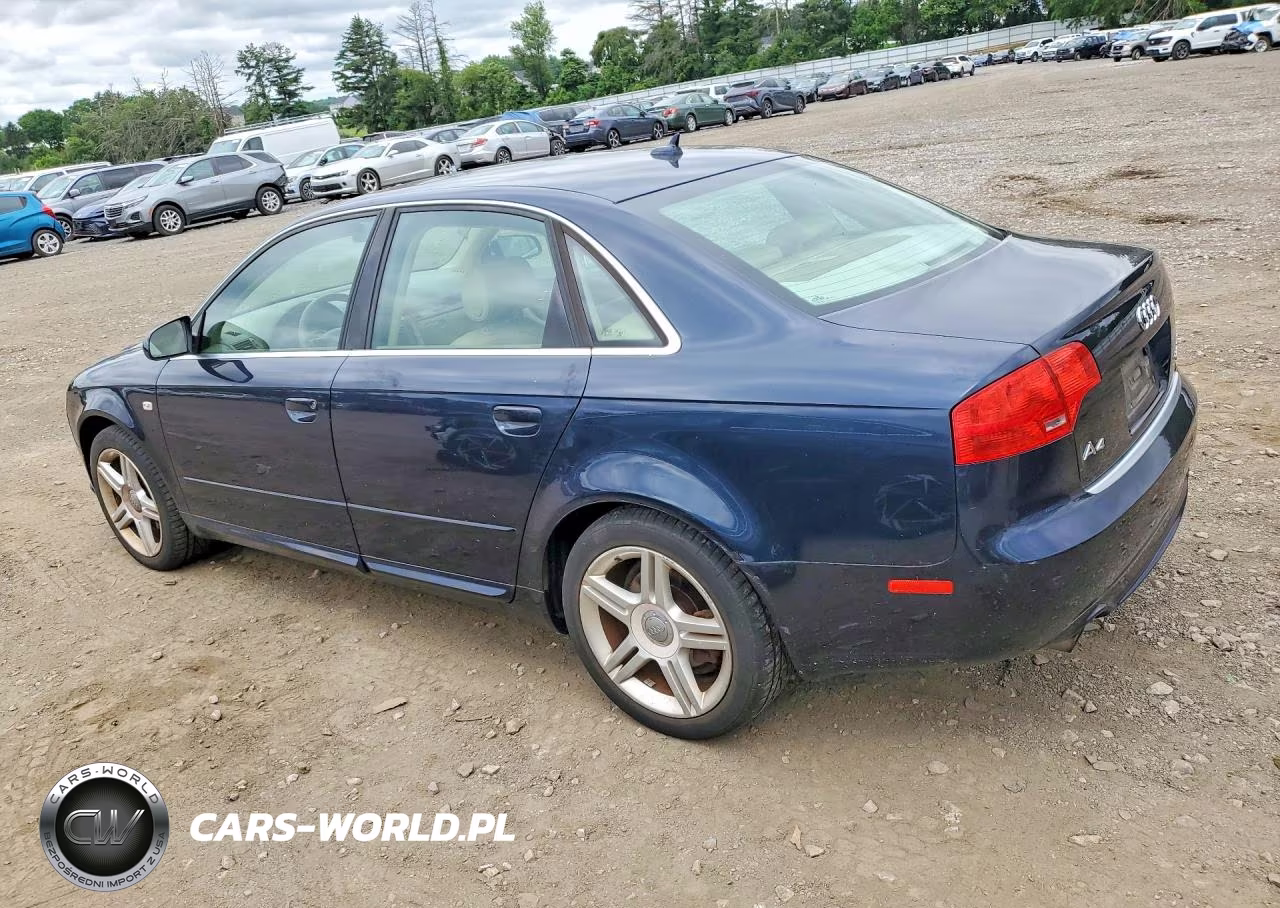 2008 Audi A4 2.0T Quattro VIN:WAUDF78E28A004465 - 2