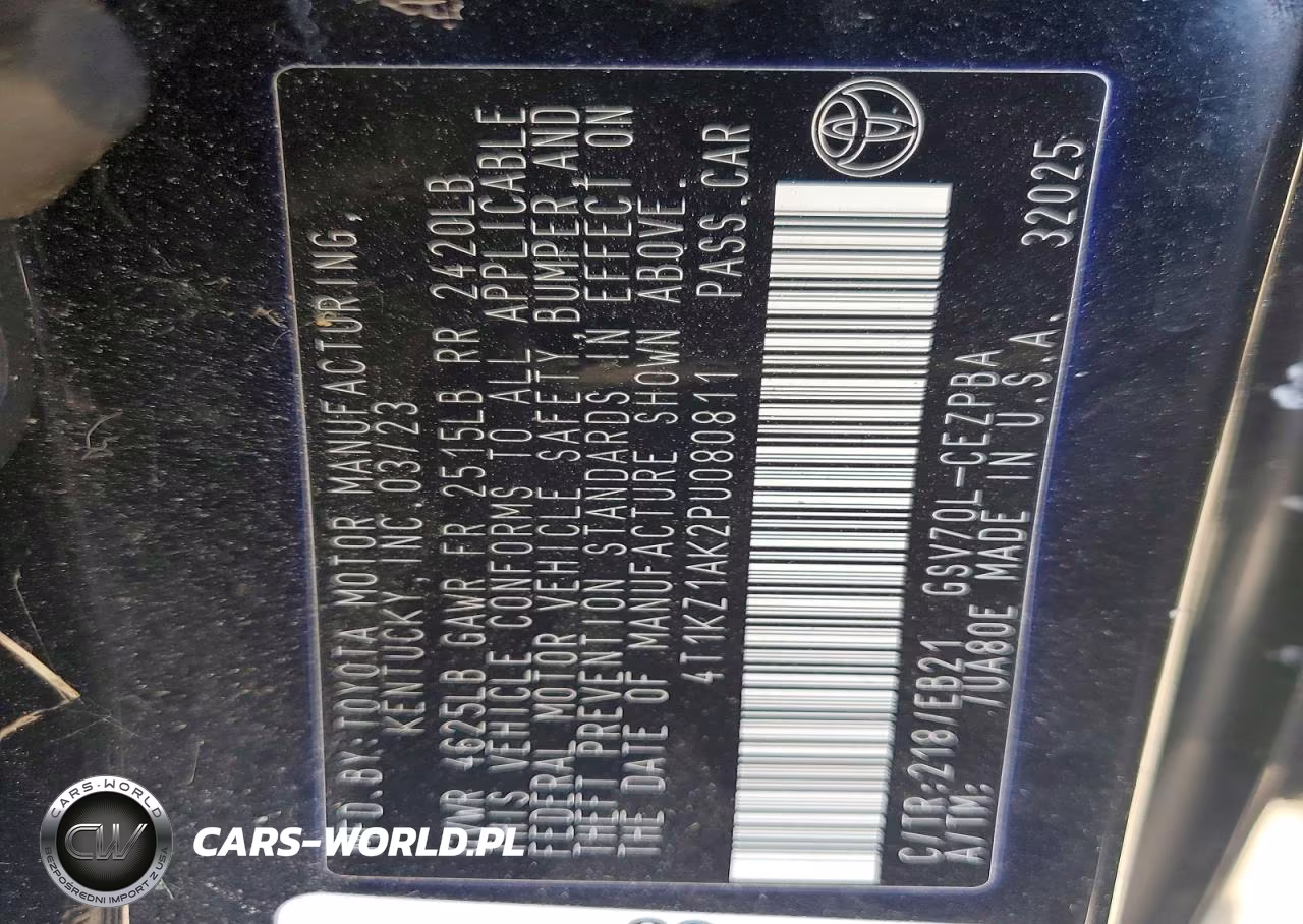 2023 Toyota Camry Trd VIN:4T1KZ1AK2PU080811 - 13