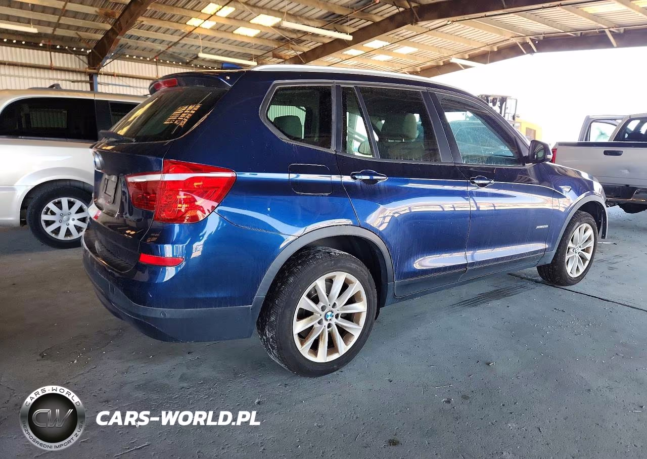 2016 BMW X3 xDrive28I VIN:5UXWX9C53G0D90623 - 3