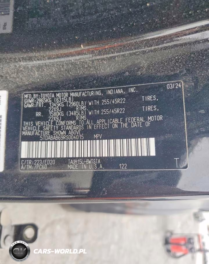 2024 Lexus Tx 500H F Sport Performance Premium VIN:5TDABAB69RS004015 - 13