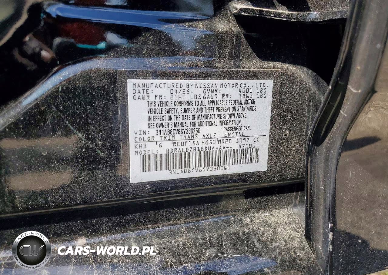 2025 Nissan Sentra Sv VIN:3N1AB8CV8SY330260 - 12