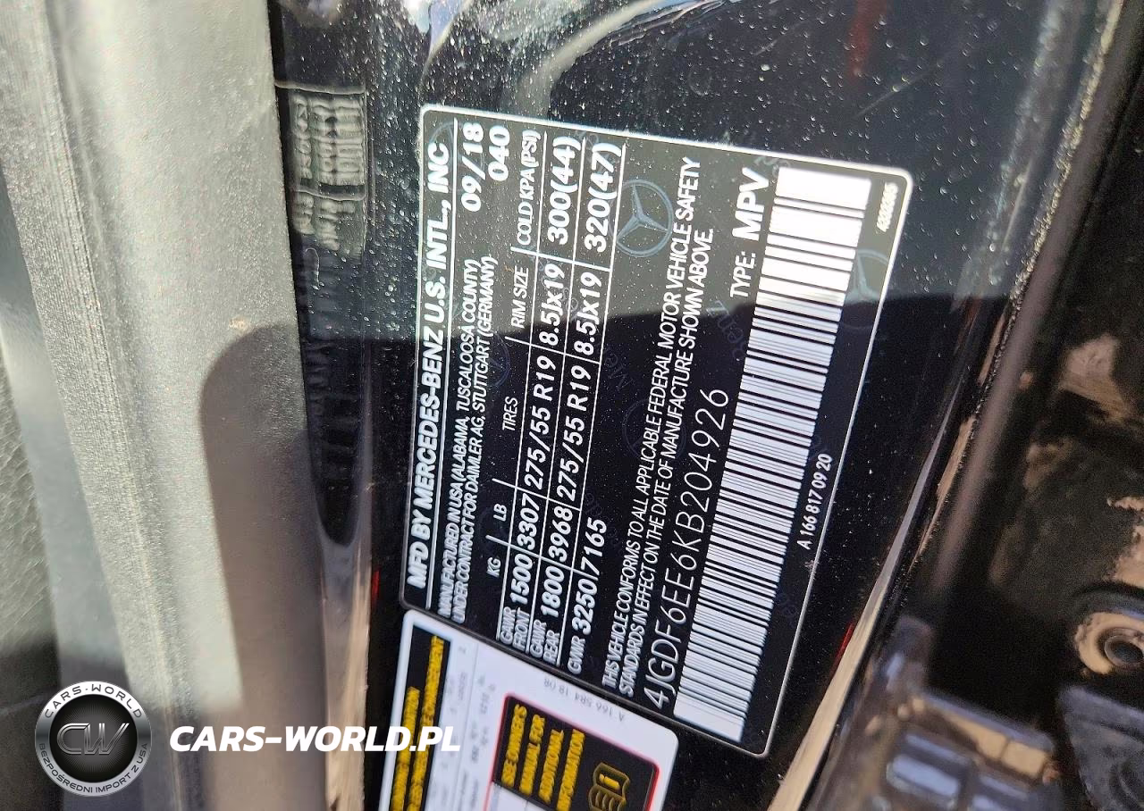 2019 Mercedes-Benz Gls 450 4Matic VIN:4JGDF6EE6KB204926 - 14