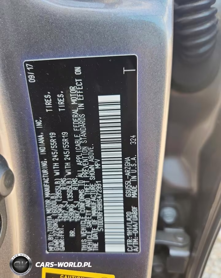 2017 Toyota Highlander VIN:5TDDZRFH9HS472991 - 10