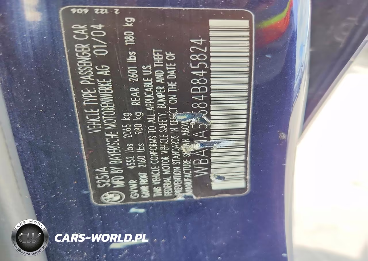 2004 BMW Other VIN:WBANA53584B845824 - 12