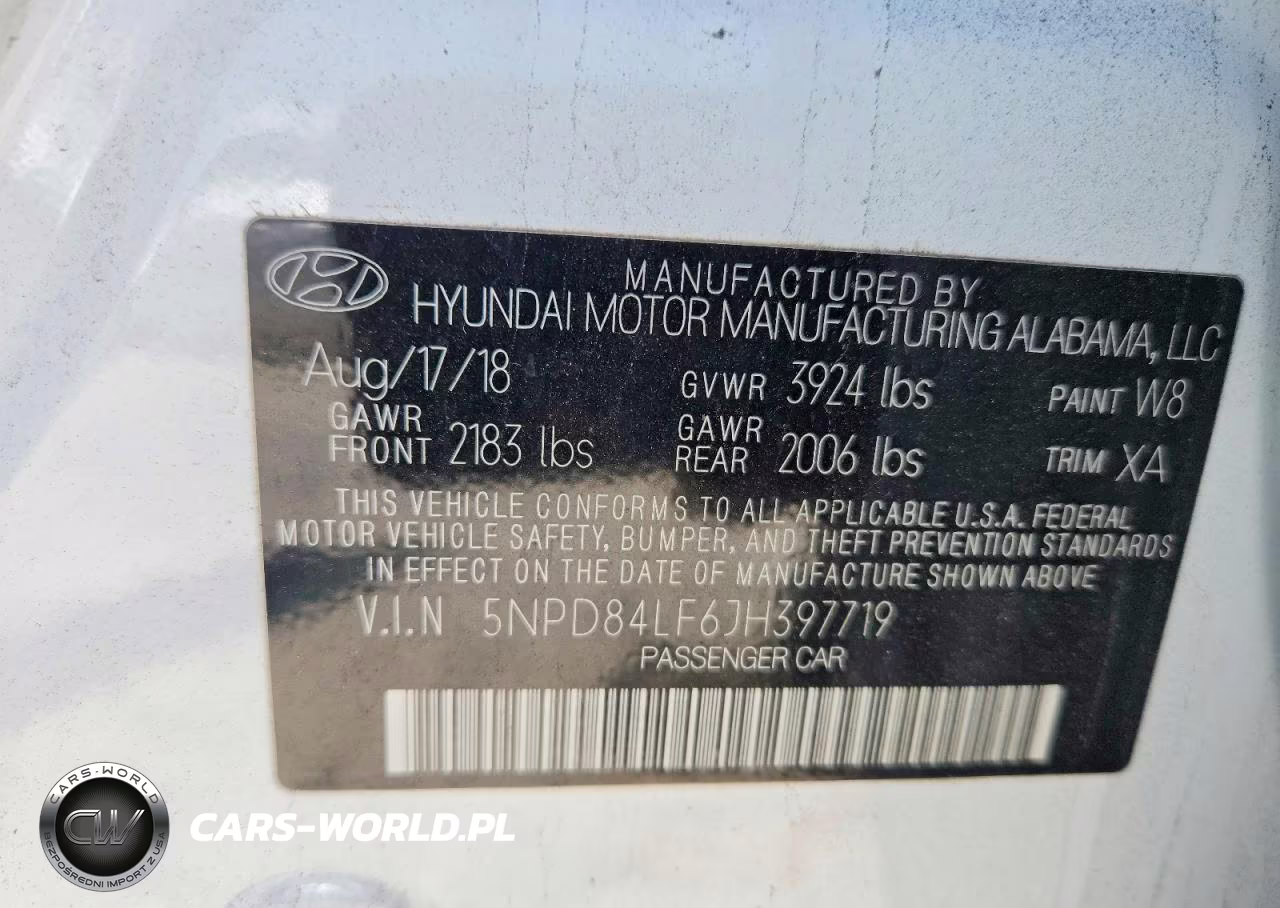 2018 Hyundai Elantra Sel VIN:5NPD84LF6JH397719 - 12