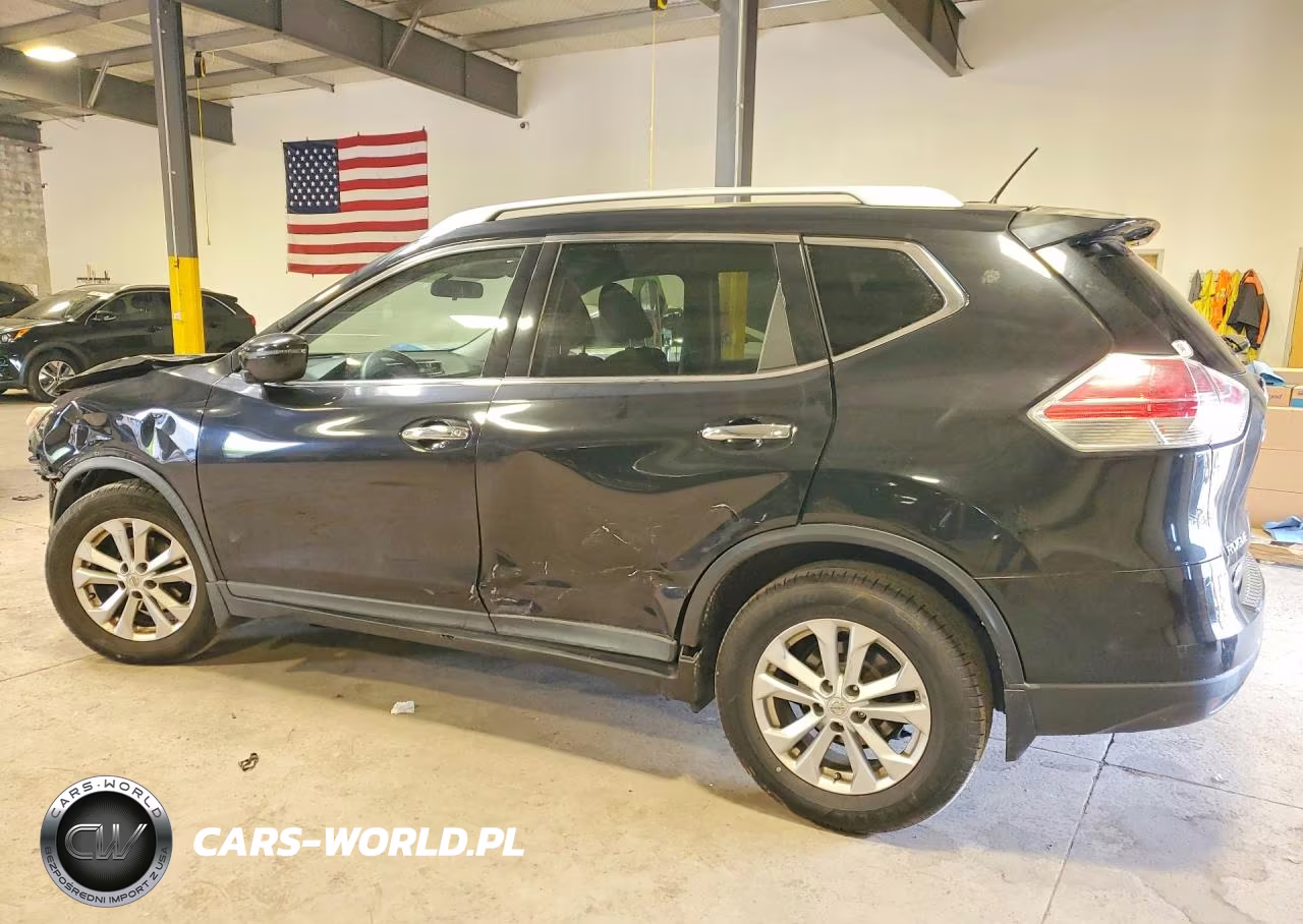 2016 Nissan Rogue Sv VIN:KNMAT2MV9GP607478 - 2