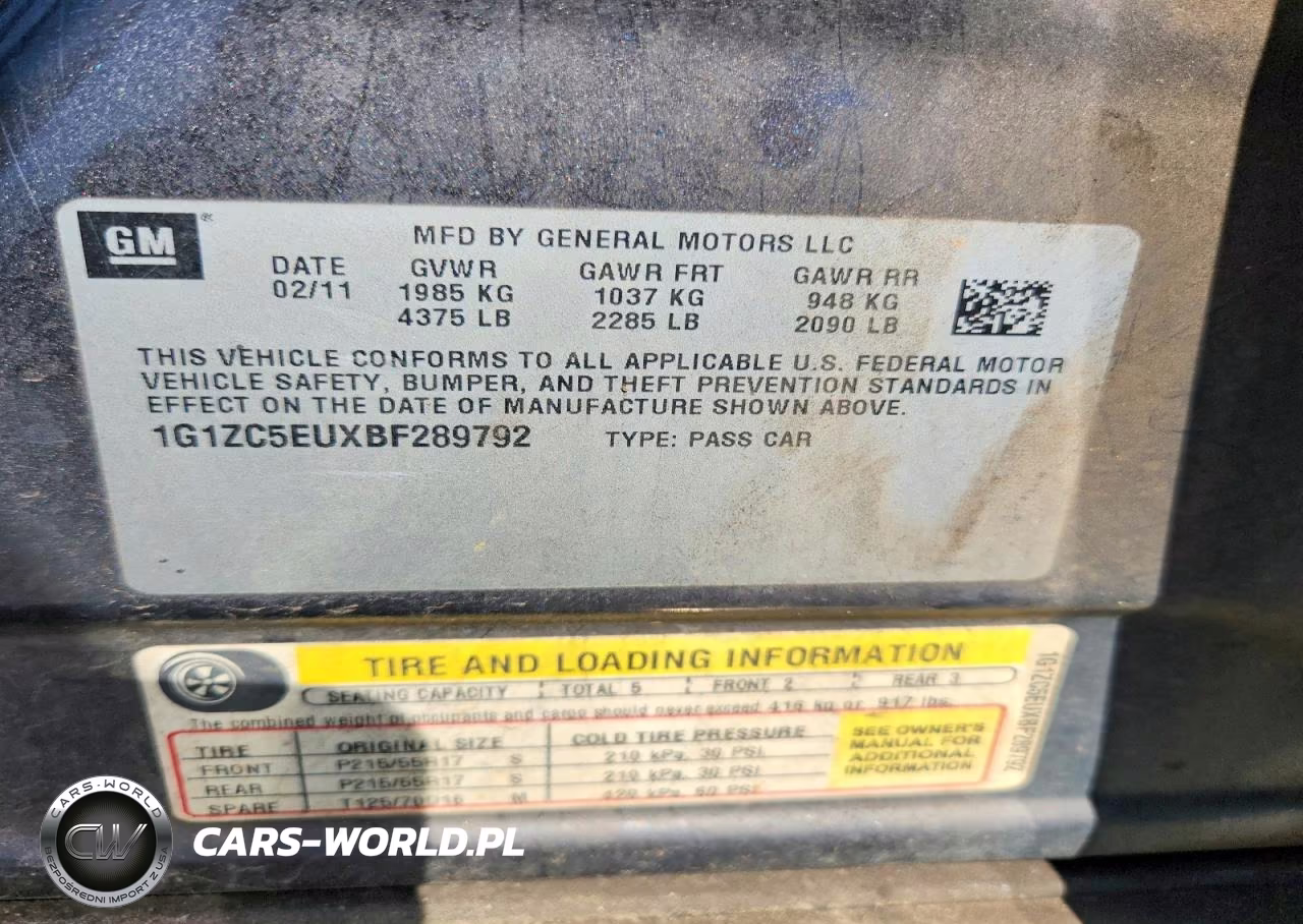 2011 Chevrolet Malibu 1Lt VIN:1G1ZC5EUXBF289792 - 12